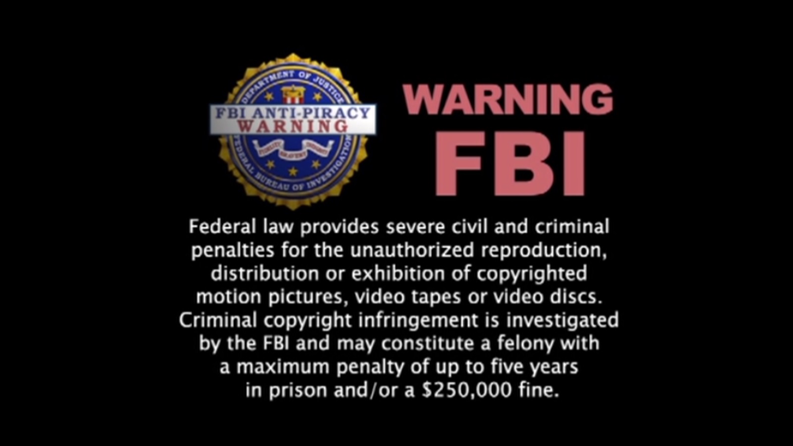 fbi anti piracy warning screen