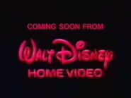 Coming Soon From Walt Disney Home Video (Early Variant)