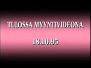 Disney Bumper - Own the video 18 October 1995 (Finland)