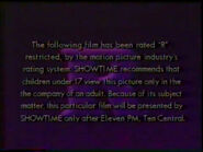 Showtime R 1985 Alternate B