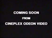 Cineplex Odeon Video Coming Soon Bumper | Company Bumpers Wiki | Fandom