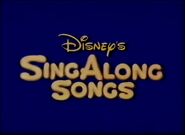 Disney's Sing Along Songs