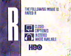 HBO rated R 1989