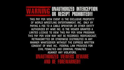 WWE Pay-Per-View Warning Screens | Company Bumpers Wiki | Fandom