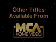 Other Titles Available from MCA Home Video