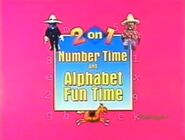 BBCV 5987 2 on 1: Alphabet Fun Time and Number Time (1997)