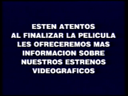 Esten atentos al finalizar de pelicula les ofrecemos mas informacion sobre nuestros estrenos videograficos