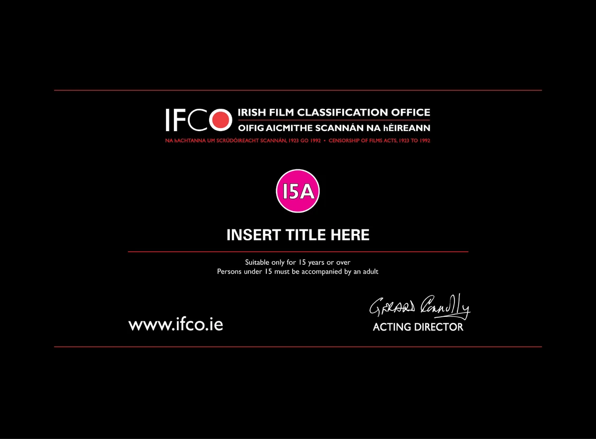 Irish Film Classification Office (ROI) Company Bumpers Wiki Fandom