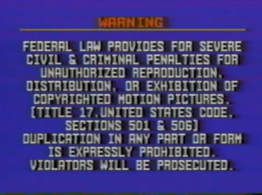 Marine Video Warning Screens Company Bumpers Wiki Fandom
