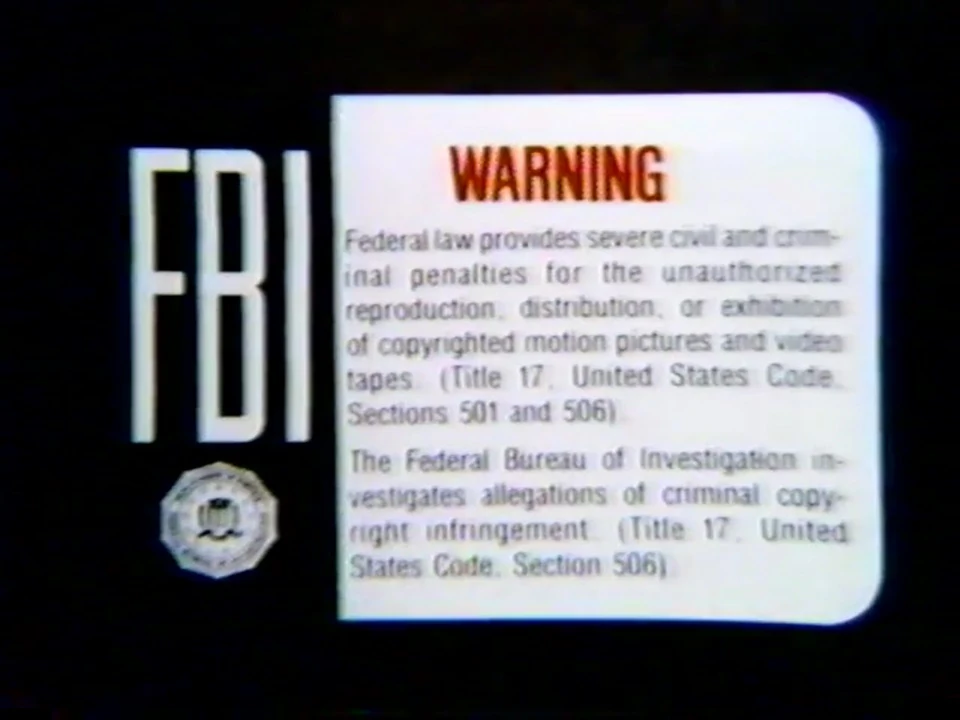 Warner Bros. Home Entertainment Warning Screens/United States of