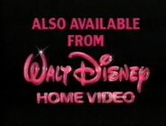 Also Available from Walt Disney Home Video