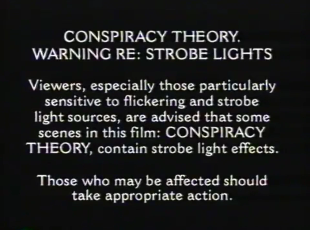 Warner Bros. Home Entertainment Strobe Warning Screen Company Bumpers