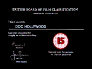 BBFC 15 Card (Doc Hollywood)