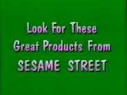 "Look For These Great Products From Sesame Street" Bumpers | Company