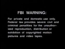 New World Video/Starmaker Entertainment Warning Screens