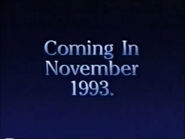 Coming In November 1993