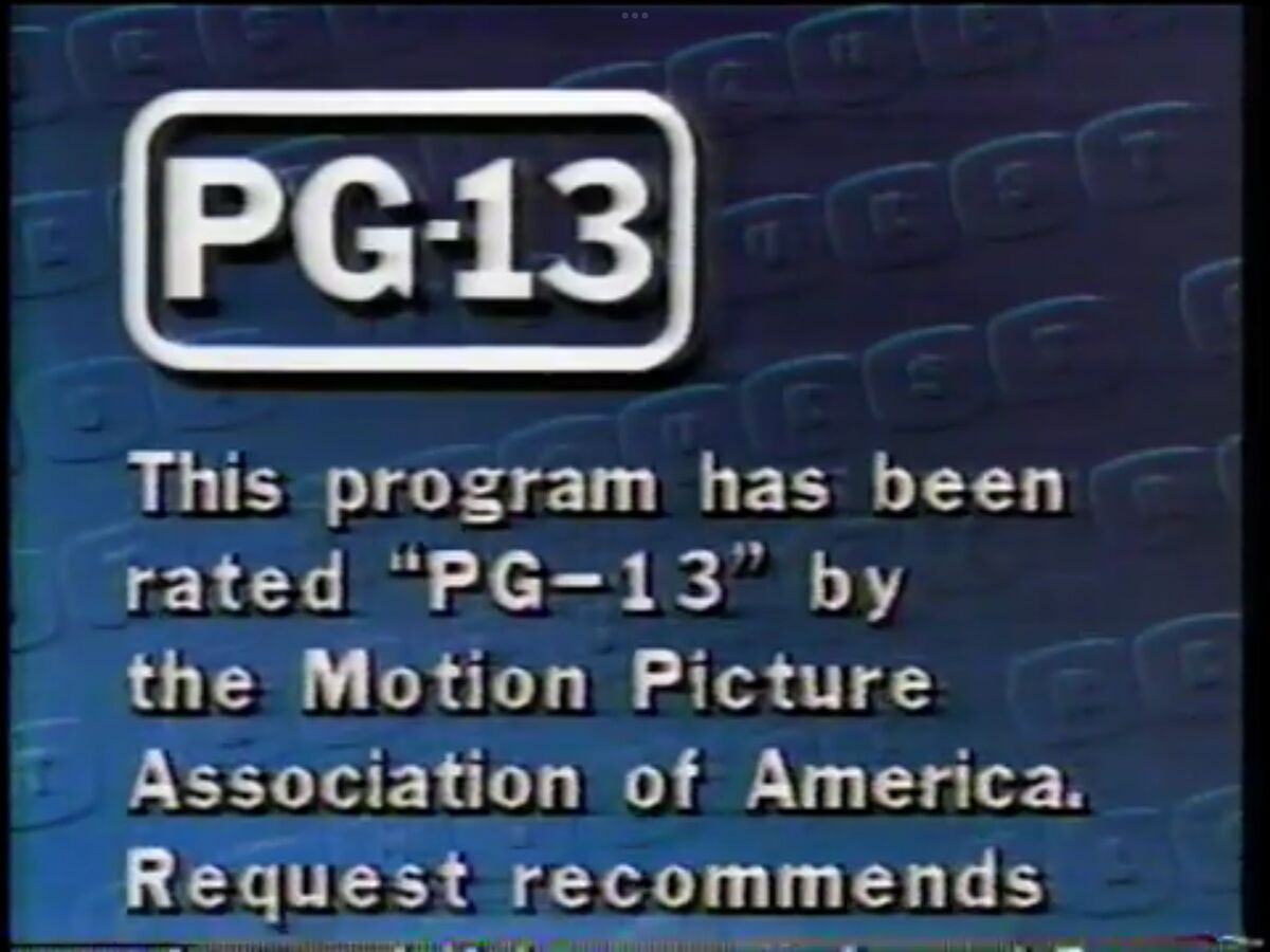 Motion Picture Association of America - PG-13 Rating