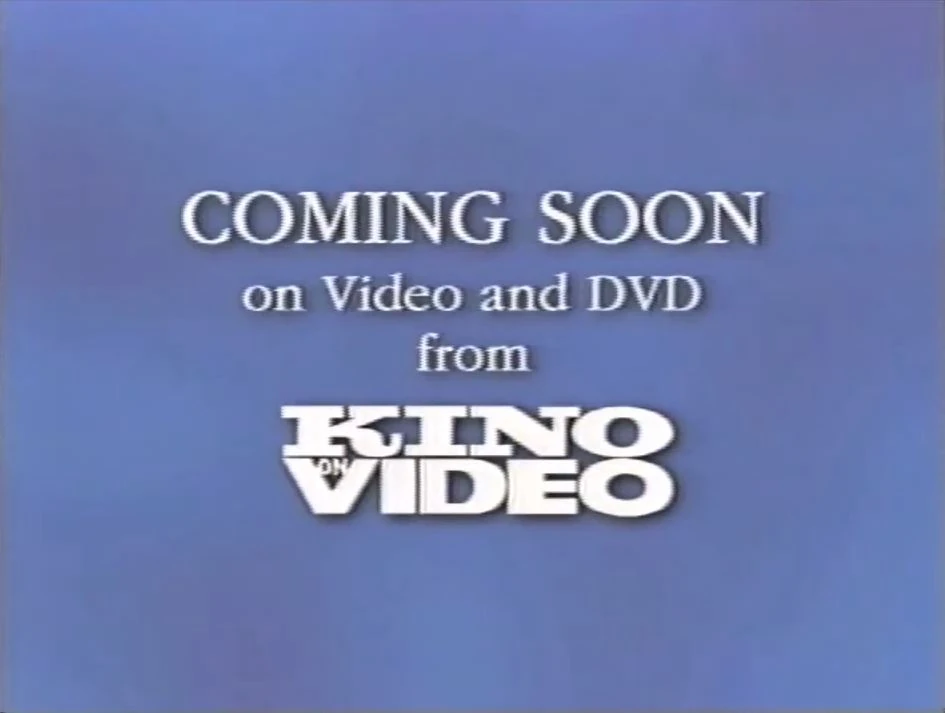 Kino Video Coming Soon Bumper Company Bumpers Wiki Fandom