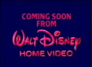 Coming Soon from Walt Disney Home Video