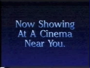 Now Showing At A Cinema Near You Disney Australia 1993 ID