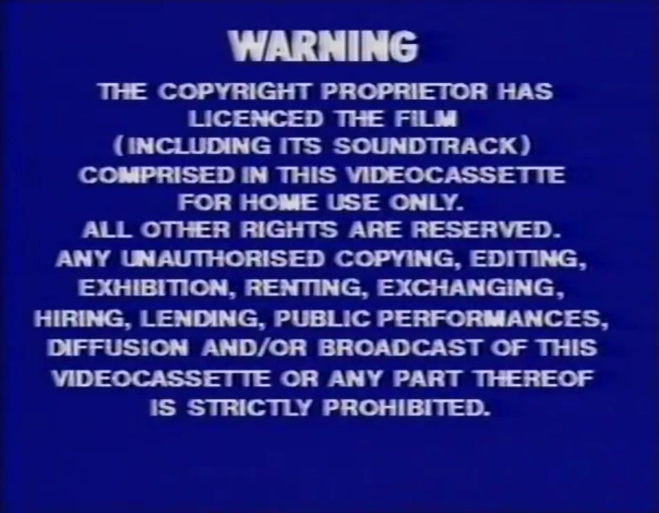 Virgin Vision Warning Screens | Company Bumpers Wiki | Fandom