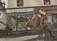 A Fallschirmjäger Squad in urban combat operations.