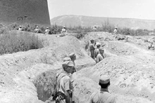 Chinese Slit Trench in WWII