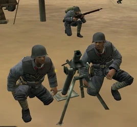 Chinese mortar Squad 