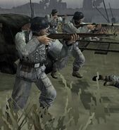 Grenadier Squad in combat operations, equipped with Kar98k.