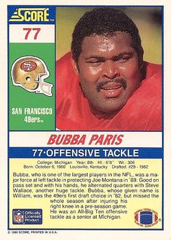 Signed Picture By Bubba Paris 77 San Francisco 49ers