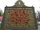 Historical Marker 1698 - Grave of John T. Scopes