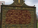 Historical Marker 722 - A Civil War Reprisal