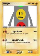 A Tralight card