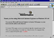 Internet Explorer on Windows NT 4.0