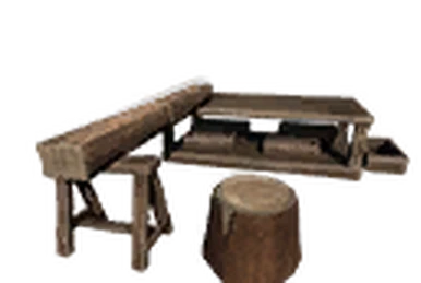 Как сделать тесаное дерево в игре Conan Exiles