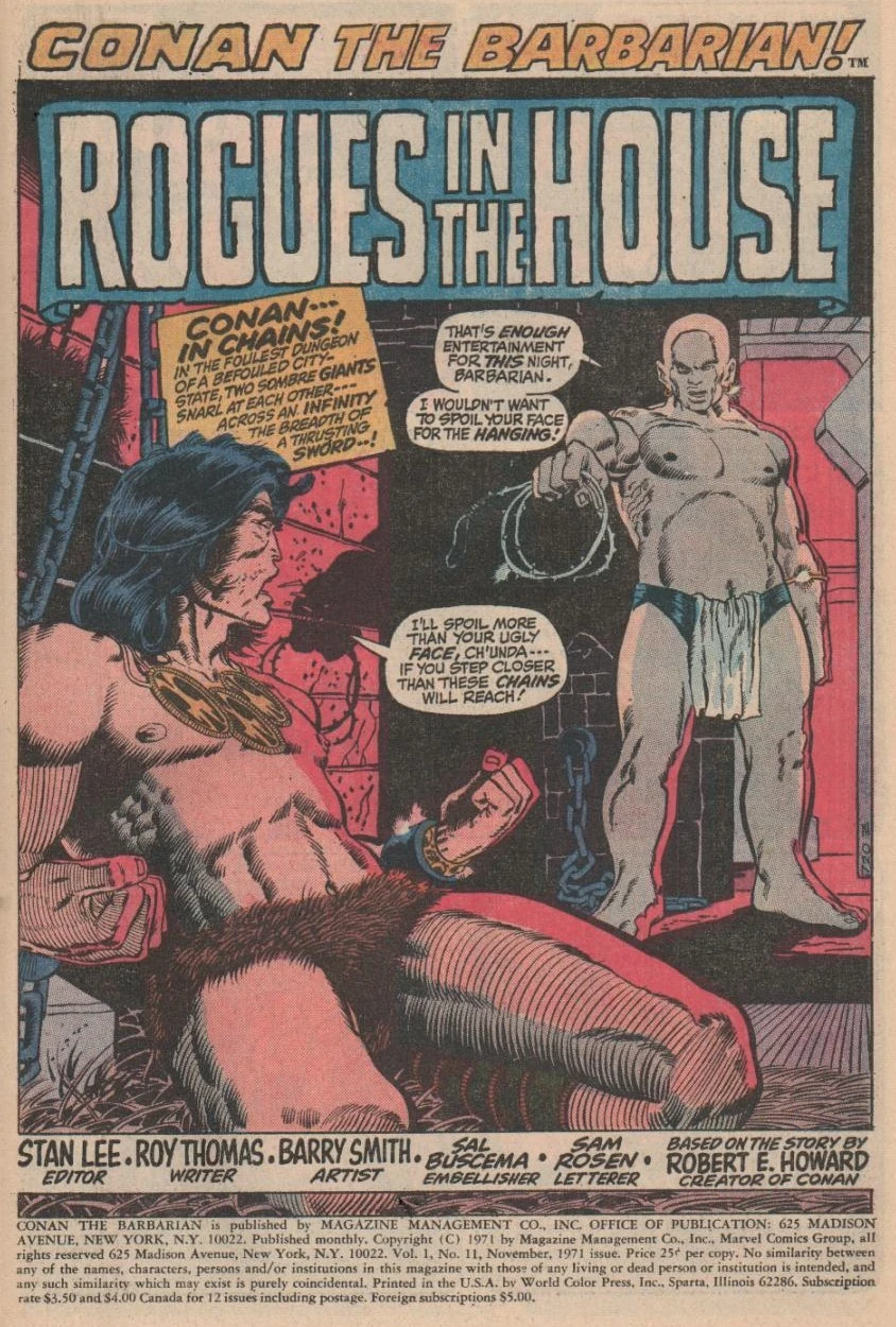Conan the Barbarian 11 | Conan Wiki | Fandom
