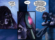 Janissa communicates with the Bone Woman