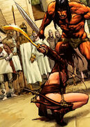 Janissa fighting Conan