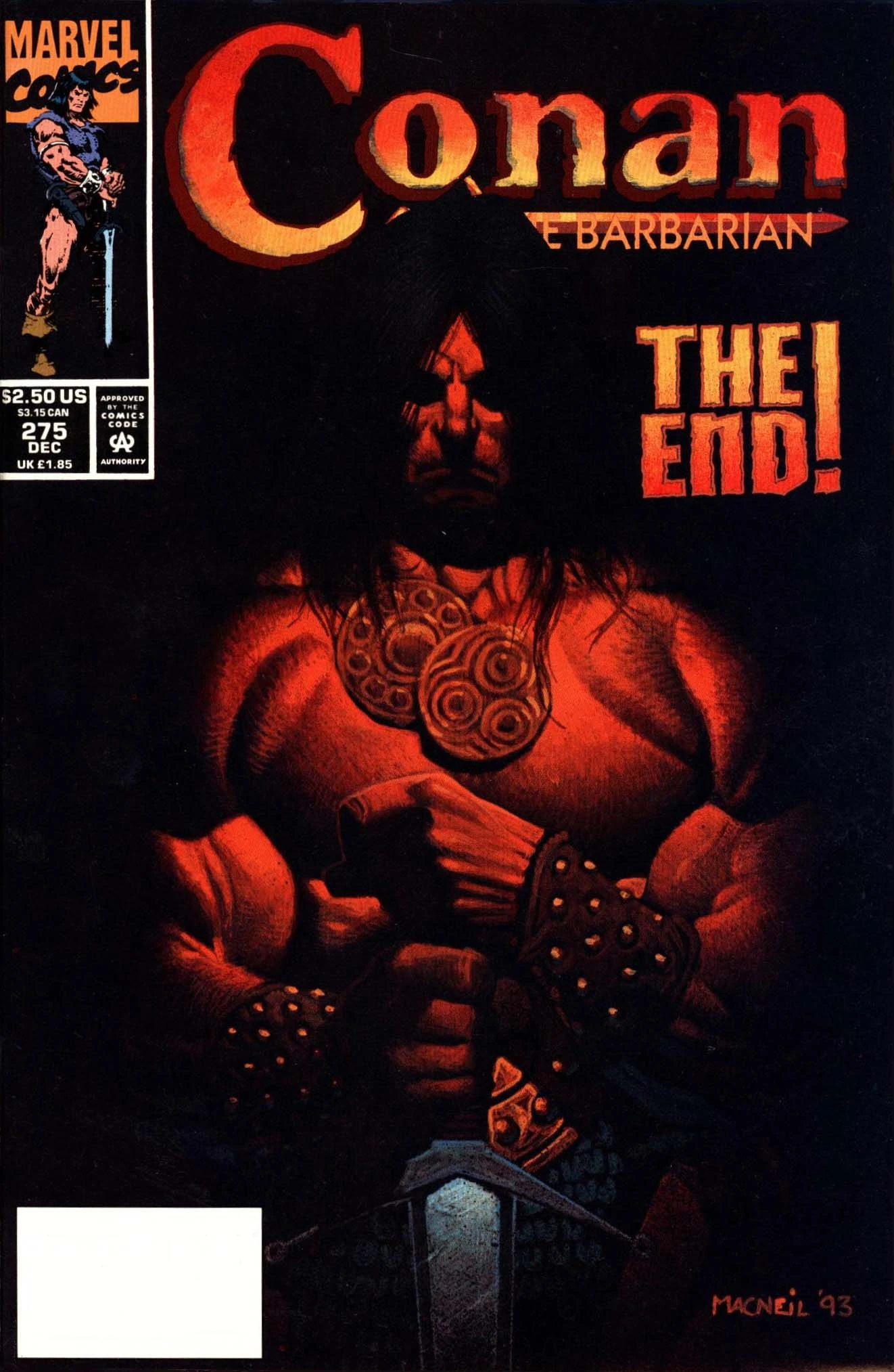 Conan The Barbarian #275 最終号 Conan the Barbarian 275 | Conan Wiki | Fandom