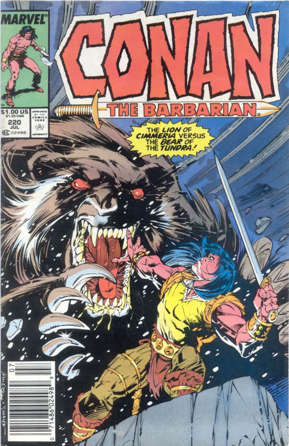 Conan the Barbarian 220 | Conan Wiki | Fandom