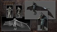 Bat Demon concept art.