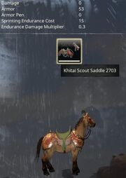 Khitai Scout Saddle