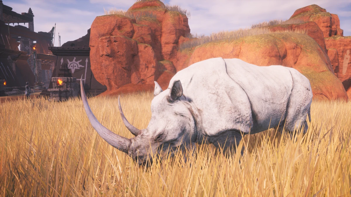 Rhino (White) - Official Conan Exiles Wiki