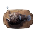 Icon anglerfish trophy