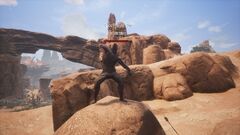 Arnos of Cimmeria, an Archer (profession) in action