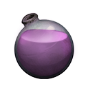 Icon dying vial venompurple dye