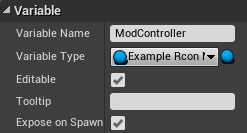 ModController variable