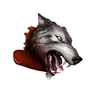 Icon head wolf