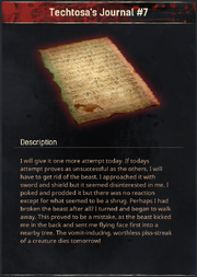 Techtosa's Journal #7