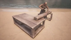 Altar Axe-grinder at a Carpenter's Bench